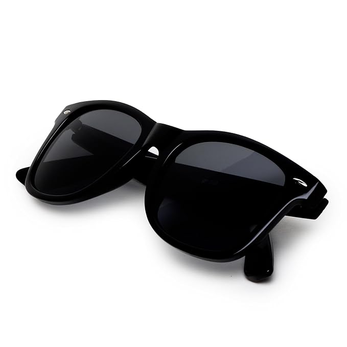 Classic Black Square Frame Sunglasses
