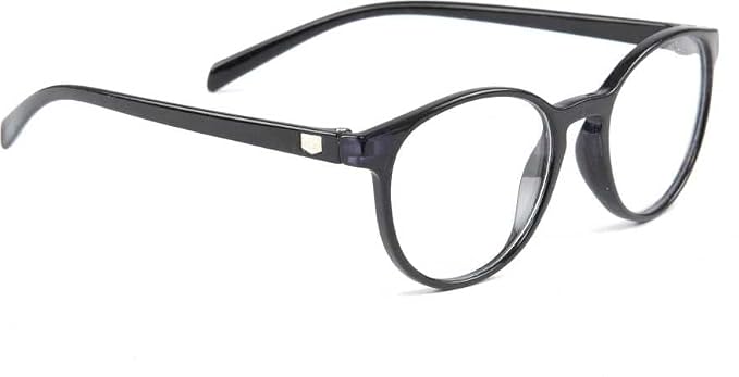Black Round Frame Fashion Glasses