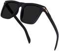 UV Protection Square Black Sunglasses for Men And Women