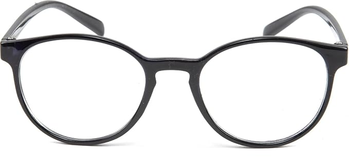 Black Round Frame Fashion Glasses