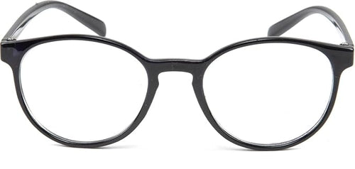 Black Round Frame Fashion Glasses