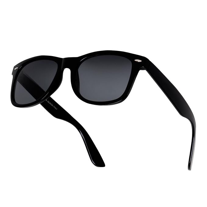 Classic Black Square Frame Sunglasses